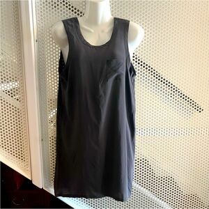 Chaser Silk Tank Style Swim Coverup Size Medium in Vintage Black NW Sample Tag